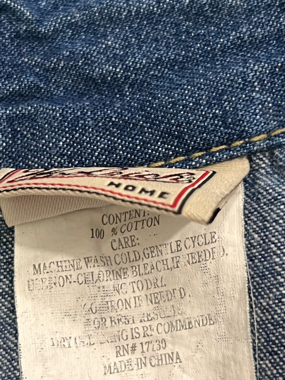 Woolrich Blue Jean Denim Tab Top Curtain Panels (Set) Drapes Western Boy 52 X 64 - Picture 6 of 6